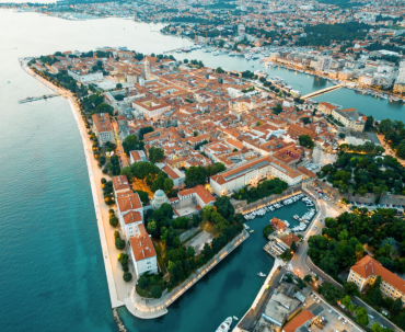 Zadar z lotu ptaka